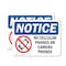 Signmission No Cellular Phones Or Camera Phones Sign With Symbol, 7 in W x Rectangle, Vinyl Decal OS-2PACK-NS-D-57-L-14433 - alternate 1